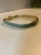 Mid-Century Modern 1970s Les Bernard Rectangular Gold Tone Turquoise Enamel Bangle For Sale - Image 3 of 12