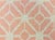 56" wide designer geometric abstract ethnic upholstery drapery fabric in burnt orange and beige. Price is per yard
