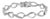 Sterling Silver 1/10 Cttw Diamond Accent Swirl Link Bracelet For Sale