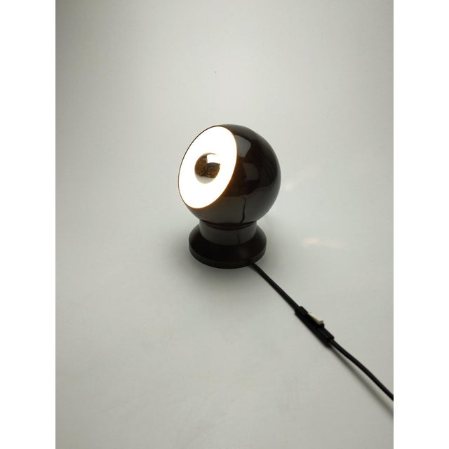 Black Magnetic Eyeball Table Lamp by Benny Frandsen for E.S. Horn, Denmark, 1970s For Sale - Image 9 of 12