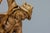 German Carved Linden Wood Mountaineer with Brass Lantern, 1950s For Sale - Image 6 of 18