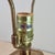Vintage Stiffel Cream Ceramic & Brass Table Lamp, Octagonal Form For Sale In Chicago - Image 6 of 7