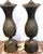 1990s Coastal Bronze Pineapple Lamps, Custom Rattan Shades & Pineapple Finials - a Pair For Sale - Image 9 of 12