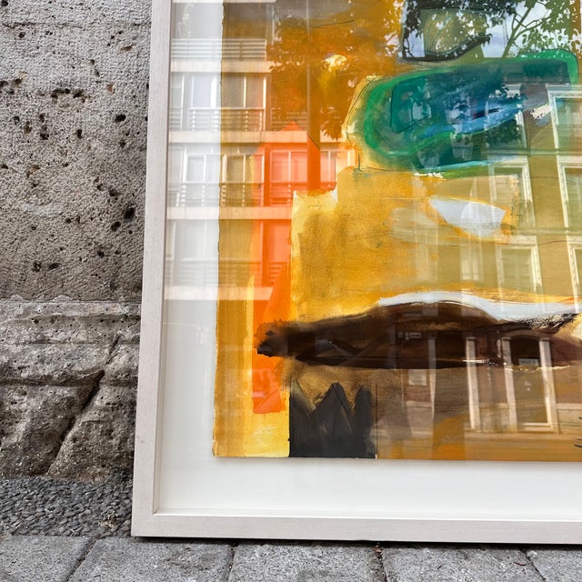 Lorenzo Colomo, Abstract Composition, 21st Century, Mixed Media on Paper, Framed For Sale - Image 15 of 18