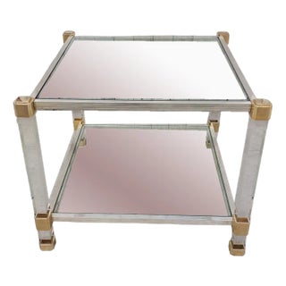 Hollywood Regency Side Table by Pierre Vandel, 1970s For Sale