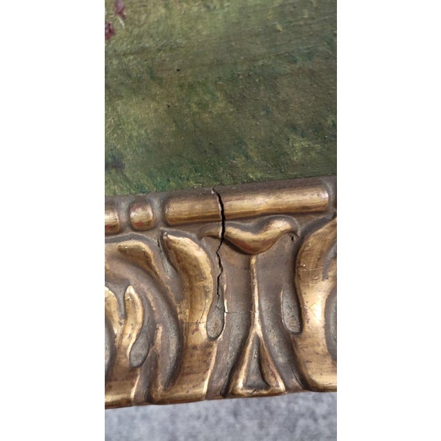 Henri Catrou, Lakeside Landscape, 1800s, Oil on Canvas, Framed For Sale - Image 8 of 9