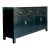 Vintage Asian Black Lacquered Credenza For Sale