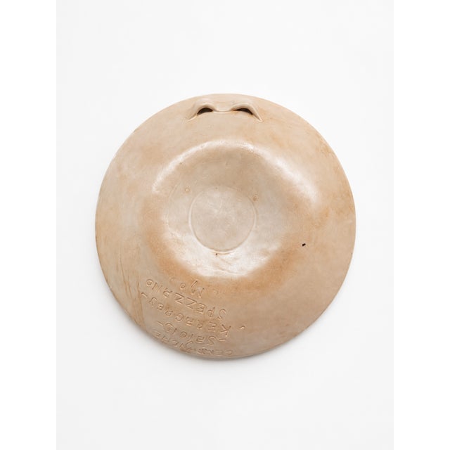 Mid-Century Italian Brutalist Ceramic Wall Platter by SAICIS Keragres Spezzano, 1970s For Sale - Image 6 of 8