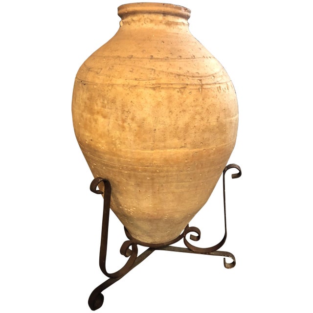 Brown Large 18th Century Italian Terracotta Jar For Sale - Image 8 of 8