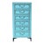1970s French Provincial Lingerie Chest of Drawers in Pastel Blue. For Sale