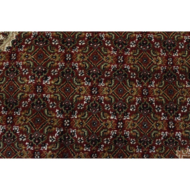 2020s Tabriz Mahi Rug 7’10” X 10’4” Red Wool Traditional Hand-Knotted Carpet For Sale - Image 5 of 15