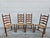 Rush Seat Ladder Back Chairs -Set of Four For Sale - Image 4 of 14