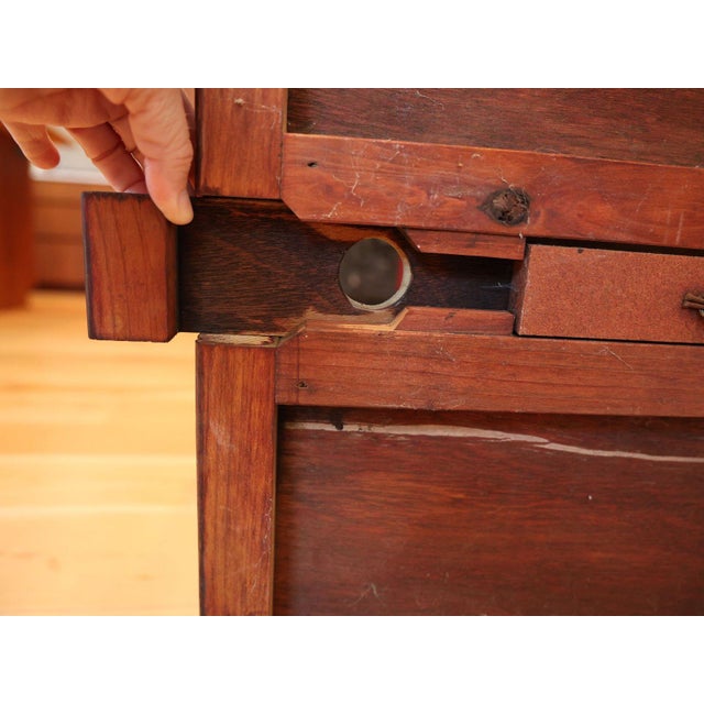 Wood Vintage Korean Duiju Rice Chest With Grain Hopper & Bottom Dispenser For Sale - Image 7 of 9