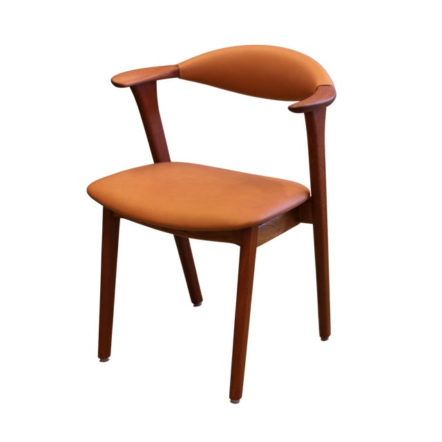 Armchair in Teak and Leather by Erik Kirkegaard for Høng Stolefabrik, 1960s For Sale - Image 15 of 15