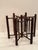 Classic top of the line McGuire leather wrapped bamboo dining table base with exemplary craftsmanship and style.