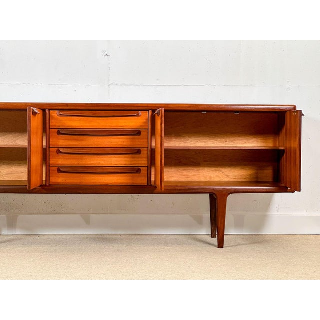 Brown Long Sideboard attributed to A. Younger, 1960s For Sale - Image 8 of 14