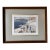 1980's Vintage Santorini Watercolor Landscape Painting, Signed For Sale