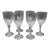 Godinger Ingrid Pattern Water Goblets-Set of 6 For Sale