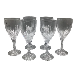 Vintage Godinger Ingrid Pattern Water Goblets-Set of 6