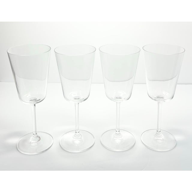 Contemporary Contemporary Waterford Marquis Crystal Water or Wine Glasses - Set of 4 For Sale - Image 3 of 6