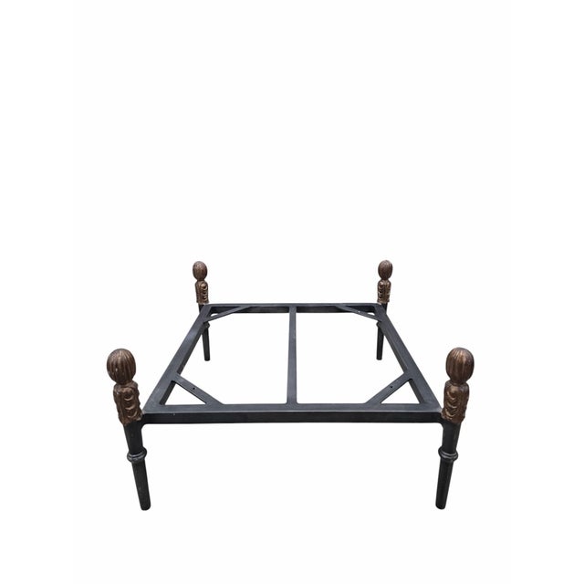 Blue Montecito Sofa, Loveseat, Chair and Ottoman by Michael Taylor – 4 Piece Set for Reupholstery For Sale - Image 8 of 12