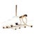 Mid-Century Modern Mid-Century Art Deco Italian Murano Glass Reticello Chandelier, 1930 For Sale - Image 3 of 12