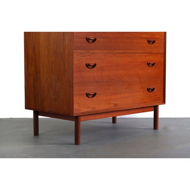 Peter Hvidt & Orla Mølgaard Nielsen Tall Boy Dresser For Sale In Orlando - Image 6 of 9