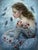 When the Heart Wears Winter by Alexandra Manukyan | Oil on Belgian Linen Portrait of a girl in winter. For Sale