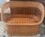 1970s Wicker Coastal Boho Chic Settee Loveseat For Sale - Image 4 of 15