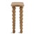 Contemporary Tulum Rounded Wood Orb Leg Console Table For Sale - Image 3 of 5