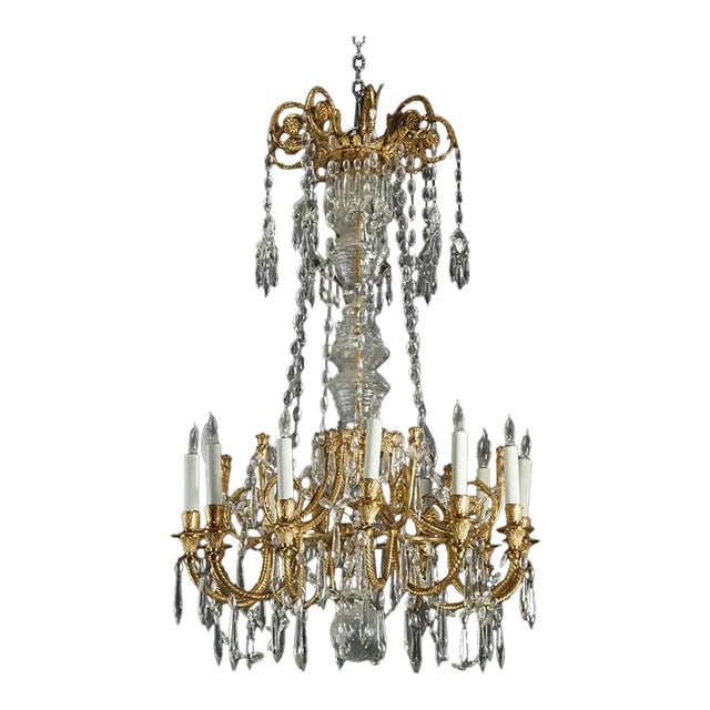 French Louis XVI Style Chandelier For Sale