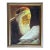 Signed Framed Mid-Century Oil Painting of an Elderly Man Reading For Sale
