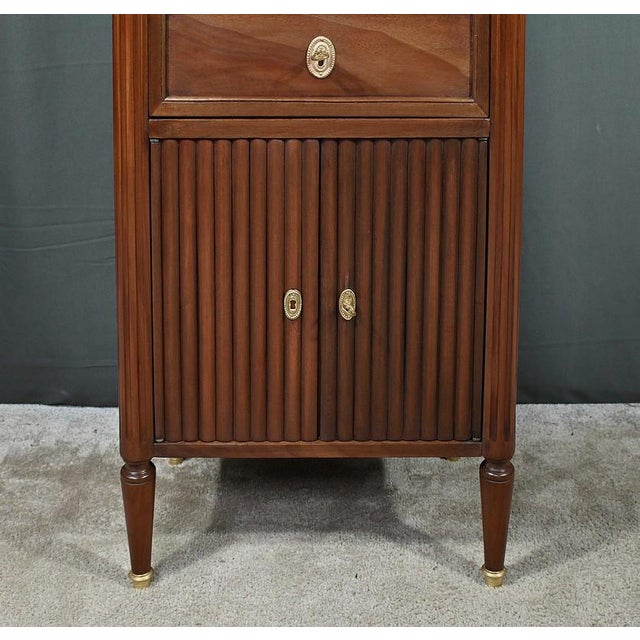 Small Antique Mahogany Chiffonier For Sale - Image 9 of 18