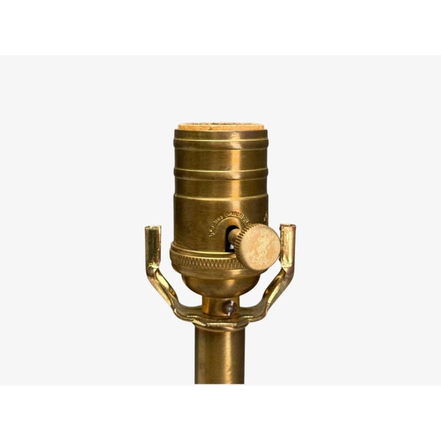 Blue Nils Landberg, Swedish Modern, Blue Glass, Table Lamp, Sweden, 1960s For Sale - Image 8 of 8