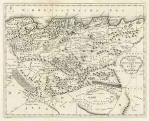 Map of the Eastern Region of the Kingdom of Algiers, 1773