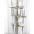 1967 Brutalist Laurel Nail & Lucite Table Lamp For Sale In New York - Image 6 of 6