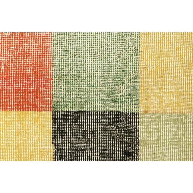 Mid-Century Modern Vintage Zeki Müren Runner With Polychromatic Cubist Patterns, From Rug & Kilim For Sale - Image 3 of 8