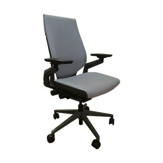 Steelcase Blue Gesture Task Desk Chair For Sale