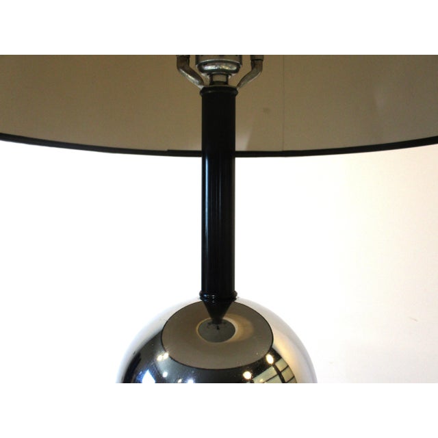 George Kovacs Chromed Stacked Ball Table Lamp For Sale In Cincinnati - Image 6 of 9