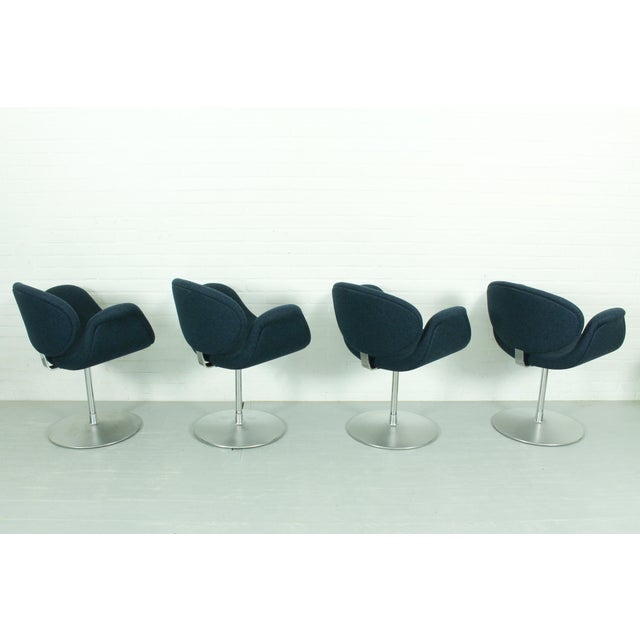 Swivel Little Tulip Dining Chairs by Pierre Paulin for Artifort, 1965, Set of 4 For Sale - Image 14 of 16
