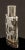 Art Nouveau Early 20th Century Sterling Silver Over Glass Perfume Bottle For Sale - Image 3 of 9