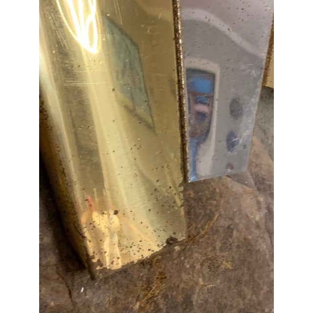 1980s Curtis Jere Style Silver and Gold Tone Wave Industrial Metal Wall Art For Sale - Image 5 of 8