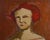 Edgardo Corbelli, Orange Nude Oil Painting, 1952 For Sale - Image 3 of 5