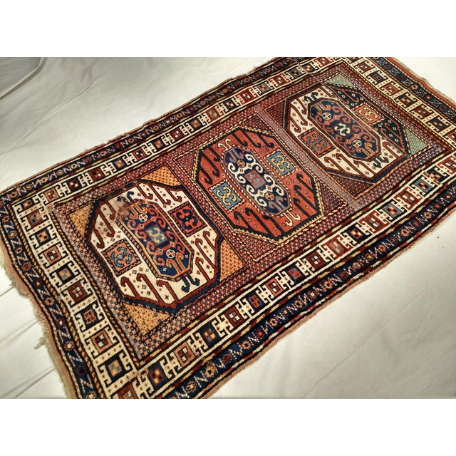 Late 19th Century Karachov Kazak Rug For Sale - Image 12 of 12