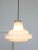 Mid-Century Italian Brass and Opaline Pendant Lamp For Sale - Image 4 of 13