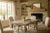 Bring modern farmhouse character to your dining space with this solid mango wood dining table with seating for 6....