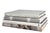 Decorative Books - Smokey Neutrals Coffee Table Stack - 4 Grey Books For Sale