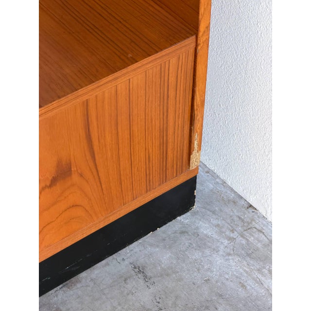 Vintage Westnofa Norwegian Teak Queen Platform Bed With Nightstands For Sale - Image 9 of 10