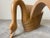 Bring a touch of coastal charm and whimsical elegance into your space with this vintage carved wood swan coffee table. The...
