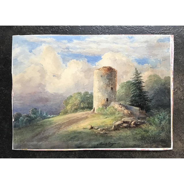 L.Berger, Müritz, 1942, Watercolor on Paper, in Very Good conditions. This piece has an attribution mark, I am sure that...